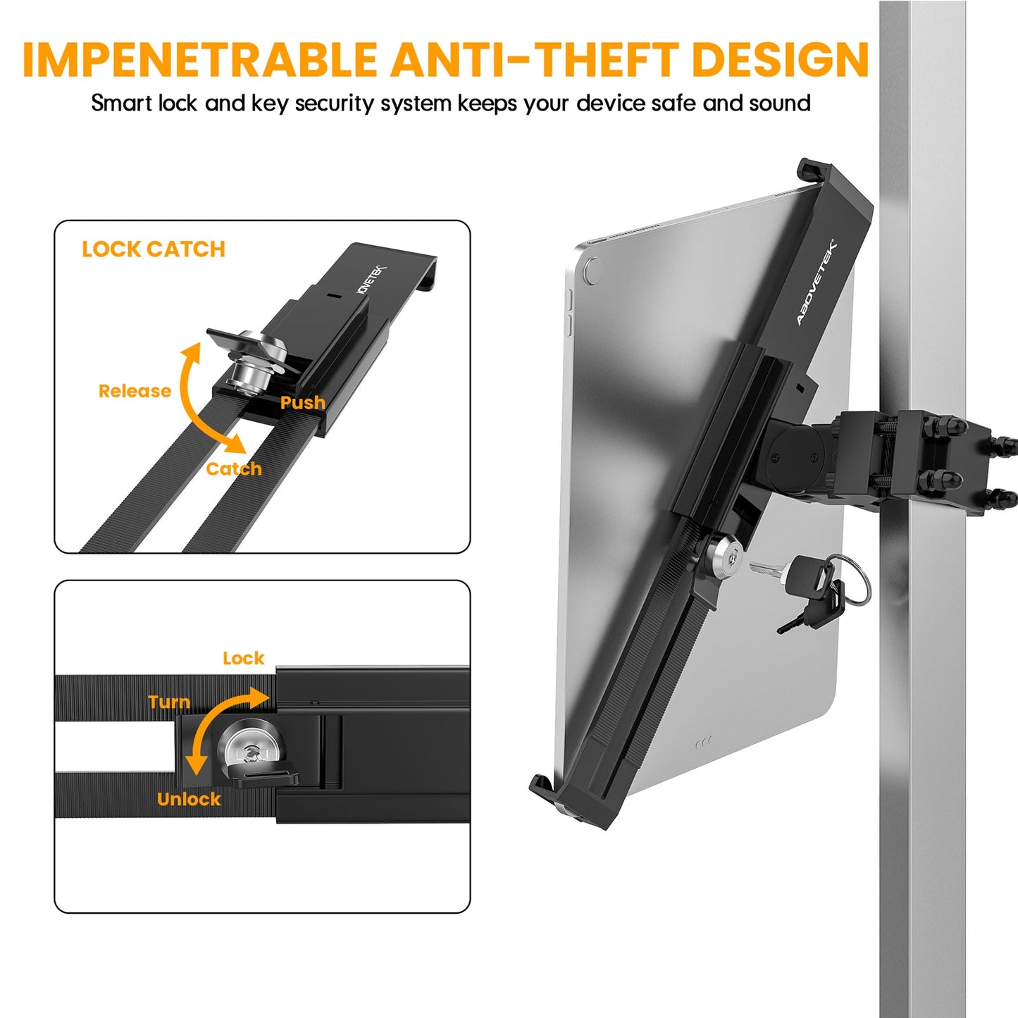 Tablet Handlebar Mount Holder (TH-238B)