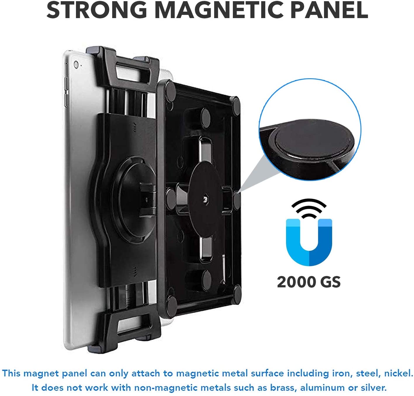 Universal Magnetic iPad Wall Mount - TS-338B