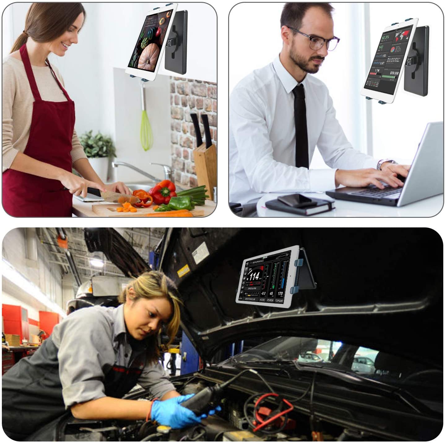 Universal Magnetic iPad Wall Mount - TS-338B