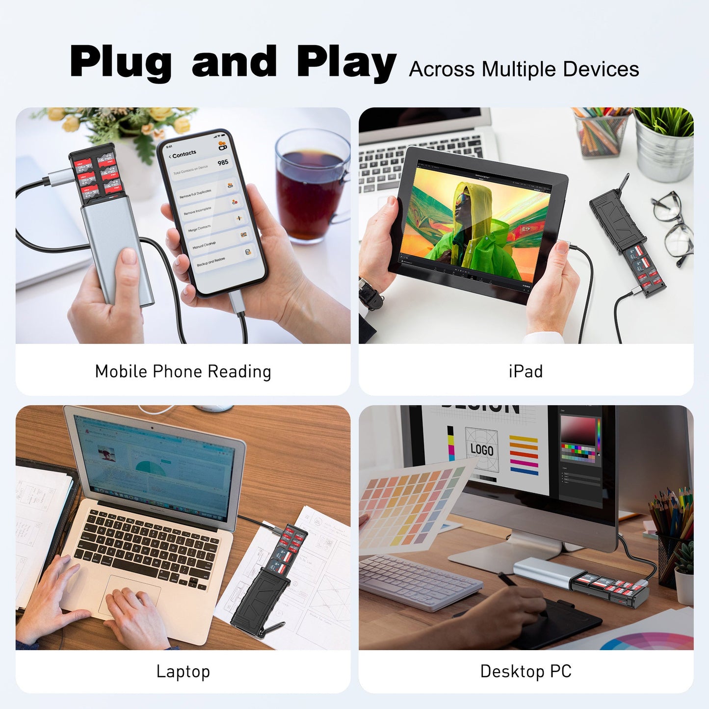 AboveTEK High-Speed SD Card Reader - SD-1B