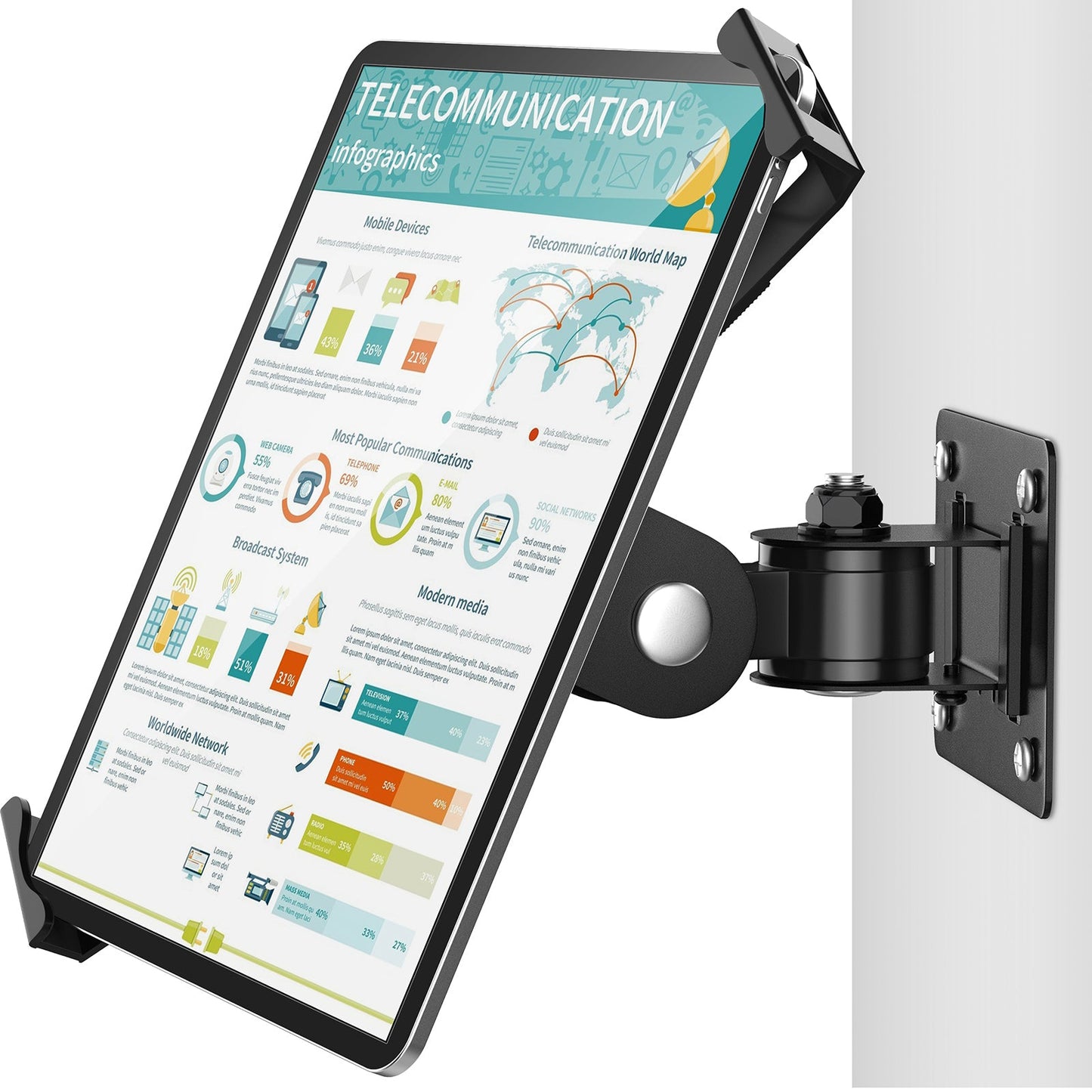AboveTEK Anti Theft Tablet Wall Mount  (TH-248B)