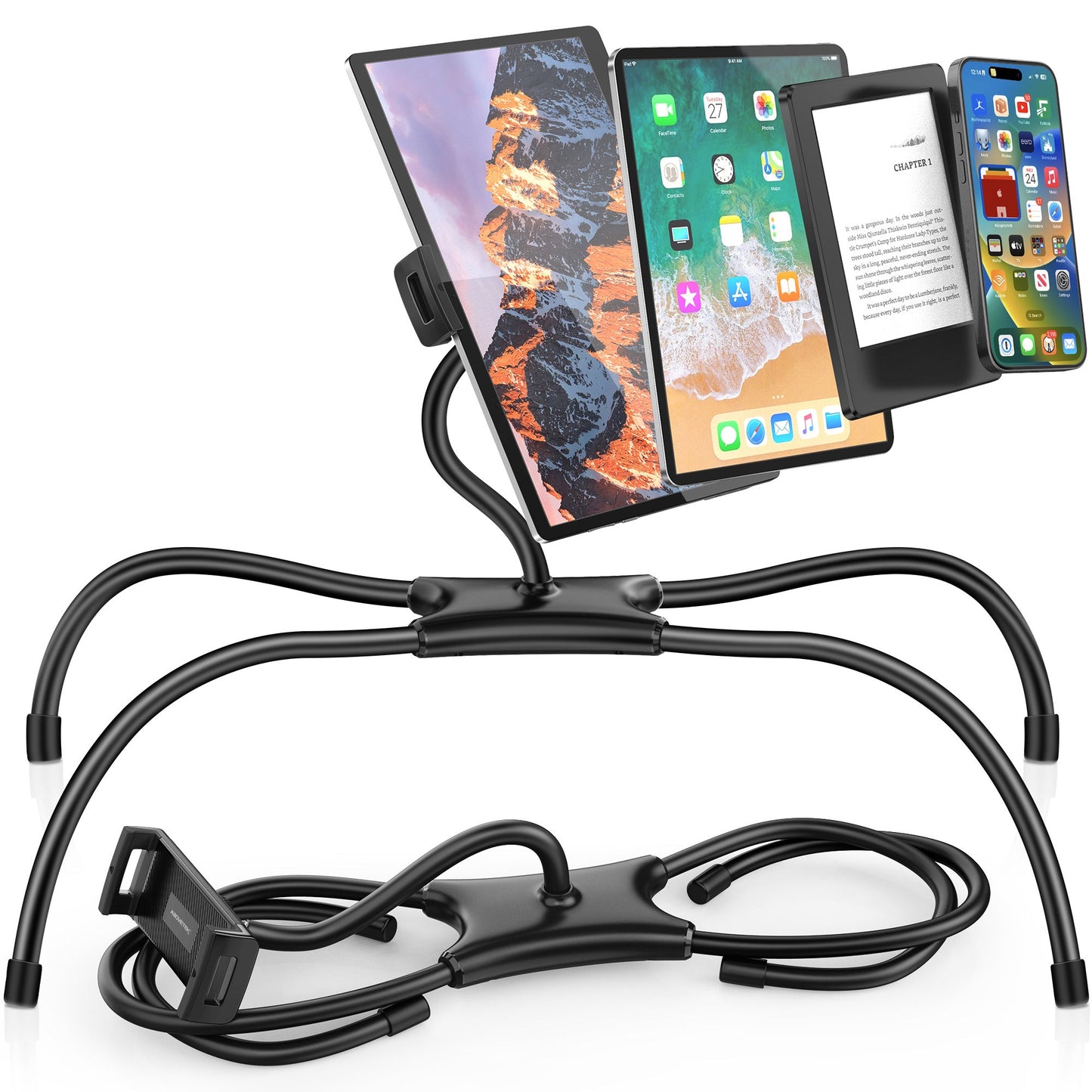 AboveTEK Adjustable iPad Stand Holder (TH-5B)