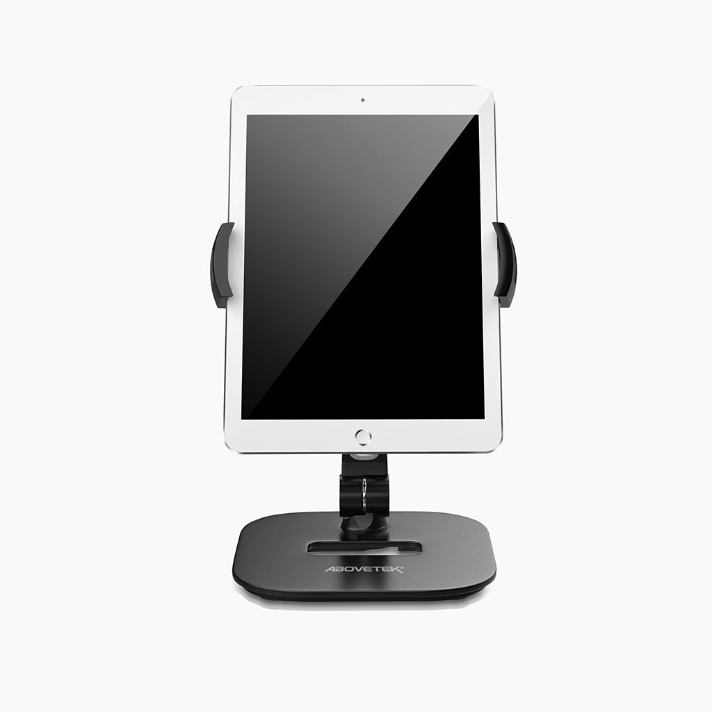 Tablet & Phone Desk Stand 360° Swivel Series Silver Black (TS-116B)