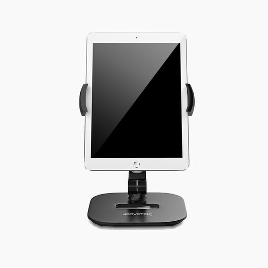 Tablet & Phone Desk Stand 360° Swivel Series Silver Black (TS-116B)