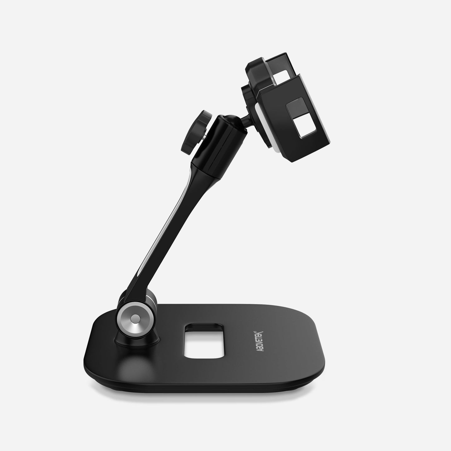 Tablet & Phone Desk Stand 360° Swivel Series Silver Black (TS-116B)