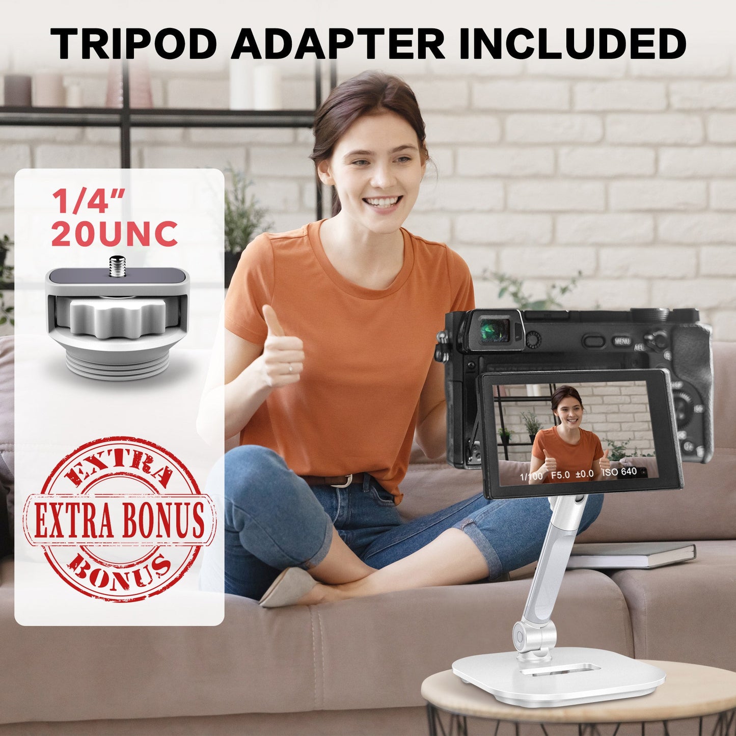 360° Swivel Heavy Aluminum Metal Base (TS-119)