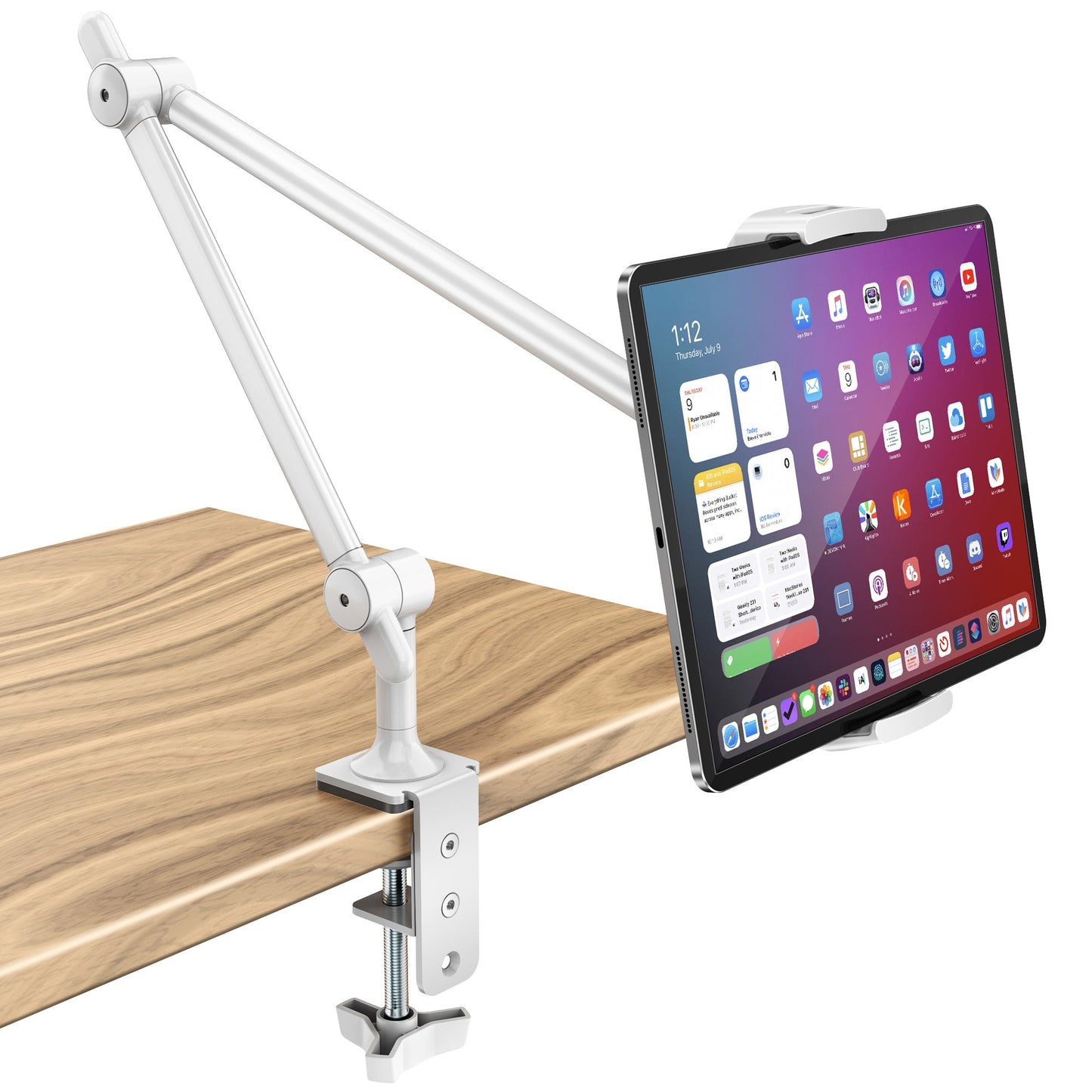 Long Arm Tablet Phone Stand Mount (TS-388B/W)